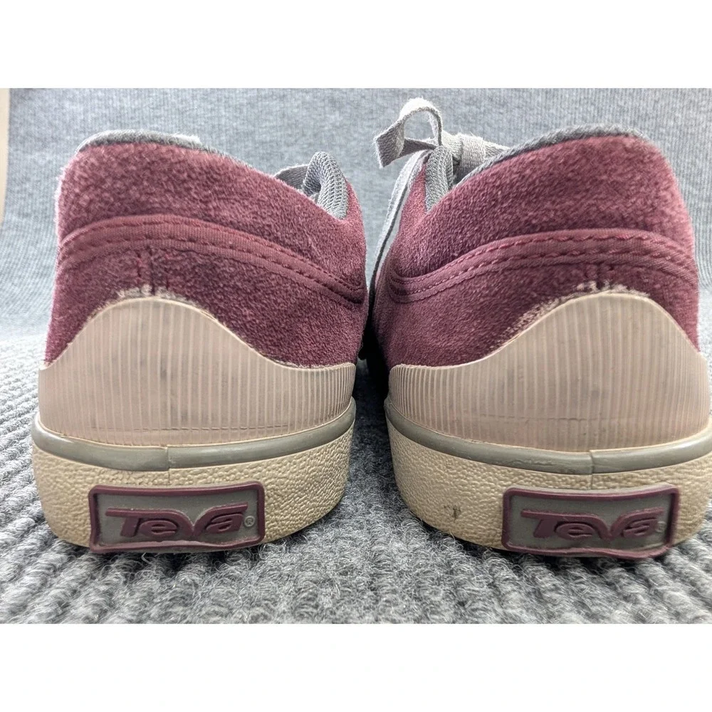 Teva FreeWheel‎ Sneakers Shoes Womens 7.5 Purple Suede Low Top Casual Gorpcore